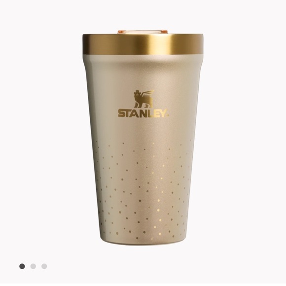 Stanley Cheers and Cheer Metallic Gold Tumblers TWO, NEW - Picture 3 of 4